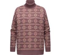 Rollkragenpullover "Danika Organic" Wine Red XXL