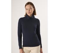Rollkragenpullover FELIX HARDY "Rollkragenpullover", Damen, Gr. M, blau (navy), 100% Baumwolle, hoch geschlossener Ausschnitt, Pullover Rollkragenpullover (59872655-M) navy