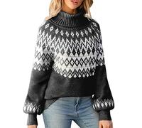 Rollkragenpullover Für Damen, Turtleneck Pullover Damen Rollkragenshirt Cable Knit Elegant Langarm Tops Pullover Winter Dünn Strickpullover Damenpullover Langarm Elegant Thermooberteile Für Damen