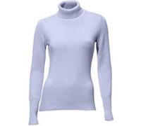 Rollkragenpullover HEINE "Rollkragen-Pullover", Damen, Gr. 42, blau (hellblau), 45% Viskose, 27% Baumwolle, 25% Polyamid, 3% Kaschmir, unifarben, Pullover Rollkragenpullover (11415201-42) hellblau