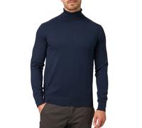 Rollkragenpullover INDICODE "INBurns", Herren, Gr. S, blau (navy), Strick, Obermaterial: 80% Baumwolle, 20% Polyester, unifarben, regular fit normal, Rundhals, Bündchen, Pullover Rollkragenpullover (1