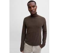 JACK & JONES Male Rollkragenpullover Einfarbig Rollkragenpullover