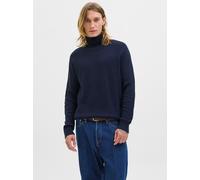 Jack & Jones Rollkragenpullover in Dunkelblau - Größe L | Herren Plussize