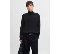 Rollkragenpullover JACK & JONES "JJPANNEL KNIT ROLL NECK AW25", Herren, Gr. M, schwarz, Strick, Obermaterial: 58% Polyacryl, 42% Baumwolle, unifarben, relaxed fit normal, Pullover Rollkragenpullover (