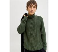 Rollkragenpullover JACK & JONES "JJPAUL KNIT ROLL NECK", Herren, Gr. S, duffel bag, Strick, Obermaterial: 82% Polyacryl, 18% Baumwolle, unifarben, regular fit normal, Pullover (29620544-S) duffel bag