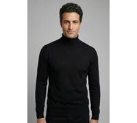 Rollkragenpullover aus Merinowolle Modell 'Donte' M men Black