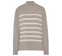 Rollkragenpullover LASCANA Gr. 44/46, beige (sand, creme) Damen Pullover Rollkragenpullover (99400113-44)
