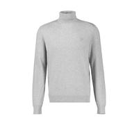LERROS Eleganter Strickpullover mit Rollkragen aus reiner Baumwolle - Platinum Grey Melange XXXL