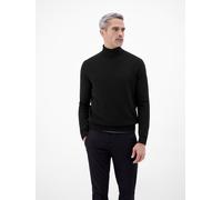Rollkragenpullover LERROS "LERROS", Herren, Gr. 3XL, schwarz, 88% Wolle, 12% Kaschmir, ohne Ausschnitt, Pullover Rollkragenpullover (43122811-XXXL) schwarz
