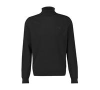 Lerros Rollkragenpullover mit Label-Stitching in Black, Größe XXL