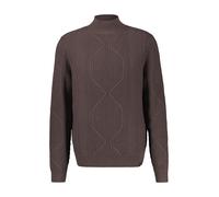 Rollkragenpullover LERROS "Strickpullover mit Turtleneck aus Baumwollmix, großen Größen", Herren, Gr. 3XL, braun (timber braun), 60% Baumwolle, 40% Polyacryl, ohne Ausschnitt, Pullover Rollkragenpullo