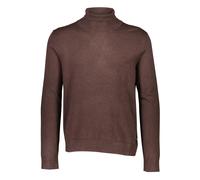 Rollkragenpullover LINDBERGH "Lindbergh Rollkragenpull", Herren, Gr. XL, braun (dk braun mel), Obermaterial: 80% Viskose, 20% Nylon, hoch geschlossener Ausschnitt, Pullover Rollkragenpullover (1096161