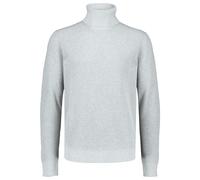 Rollkragenpullover LINDBERGH "Rollkragenpull Relaxed Fit", Herren, Gr. S, grau (grau mel), Obermaterial: 60% Baumwolle, 40% Polyester, unifarben, hoch geschlossener Ausschnitt, Pullover Rollkragenpull