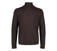 Rollkragenpullover LINDBERGH "Rollkragenpull Relaxed Fit", Herren, Gr. XXL, dk braun, Obermaterial: 80% Viskose, 20% Polyamid, unifarben, hoch geschlossener Ausschnitt, Pullover Rollkragenpullover (46