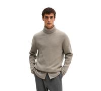 Rollkragenpullover MARC O'POLO "aus weichem Wolle-Mix mit Viskose", Herren, Gr. M, driftwood haze, Obermaterial: 59% Wolle (Schafwolle), 19% Viskose, 19% Polyamid, 3% Polyester, unifarben, Pullover Ro