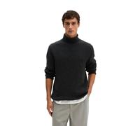 Rollkragenpullover MARC O'POLO "aus weichem Wolle-Mix mit Viskose", Herren, Gr. XL, dunkelgrau melange, Obermaterial: 34% Wolle (Schafwolle), 25% Schurwolle, 19% Viskose, 19% Polyamid, 3% Polyester, u