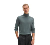 Rollkragenpullover MARC O'POLO "aus weicher Merinowolle", Herren, Gr. M, grau (skipping stone), Obermaterial: 100% Schurwolle, unifarben, Pullover Rollkragenpullover (10013823-M) skipping stone