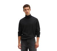 Rollkragenpullover MARC O'POLO "aus weicher Merinowolle", Herren, Gr. M, schwarz, Obermaterial: 100% Schurwolle, unifarben, Pullover Rollkragenpullover (98187846-M) schwarz