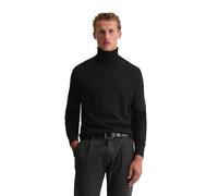 Rollkragenpullover MARC O'POLO "aus weicher Merinowolle", Herren, Gr. XL, schwarz, Obermaterial: 100% Schurwolle, unifarben, Pullover Rollkragenpullover (98187846-XL) schwarz