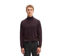 Rollkragenpullover MARC O'POLO "aus weicher Merinowolle", Herren, Gr. XXL, braun (deep mullberry), Obermaterial: 100% Schurwolle, unifarben, Pullover Rollkragenpullover (81125843-XXL) deep mullberry