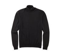 Rollkragenpullover OLYMP "OLYMP Strick Casual", Herren, Gr. L, schwarz, Strick, Obermaterial: 100% Schurwolle, regular fit, Strickbündchen, Pullover Rollkragenpullover (29190001-L) schwarz