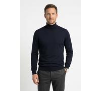 OLYMP Rollkragenpullover Herren Regular Fit Schurwolle blau, XXL