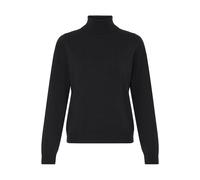 Rollkragenpullover OXMO "Rollkragenpullover OXBMMNORA ROLLNECK", Damen, Gr. XL, schwarz, Obermaterial: 52% Viskose CV. 28% Polyester PES. 20% Polyamid PA., Pullover Rollkragenpullover (76703854-XL) sc