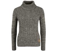 OXMO OXPhilipa Damen Rollkragenpullover Pullover mit Rollkragen 100% Baumwolle Regular fit, Größe:M, Farbe:Dark Grey (792890)
