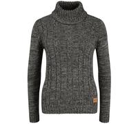 OXMO OXPhilipa Damen Rollkragenpullover Pullover mit Rollkragen 100% Baumwolle Regular fit, Größe:M, Farbe:Black (799000)