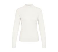 Rollkragenpullover OXMO "Rollkragenpullover OXSally", Damen, Gr. S, weiß (cloud dancer), Obermaterial: 70% Viskose CV. 30% Nylon NY., Pullover Rollkragenpullover (90635949-S) cloud dancer