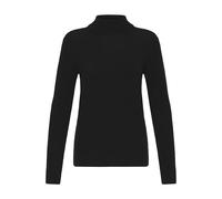 Rollkragenpullover OXMO "Rollkragenpullover OXSigne", Damen, Gr. XS, schwarz, Obermaterial: 44% Polyester Pol. recyc.. 23% Polyacryl PAN. 22% Polyester PES. 8% Wolle WO. 3% Elasthan EL., Pullover Roll