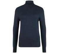 Rollkragenpullover OXMO "Rollkragenpullover OXWinala", Damen, Gr. M, blau (total eclipse), Obermaterial: 70% Viskose CV. 30% Nylon NY., Pullover Rollkragenpullover (44152130-M) total eclipse