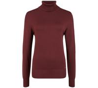 Rollkragenpullover OXMO "Rollkragenpullover OXWinala", Damen, Gr. XS, braun (chocolate truffle), Obermaterial: 70% Viskose CV. 30% Nylon NY., Pullover Rollkragenpullover (94577439-XS) chocolate truffl