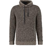 Rollkragenpullover RAGMAN, Damen, Gr. 52, grau (taupe, grau mouliniert, 187), Strick, 100% Baumwolle, ohne Ausschnitt, Pullover Rollkragenpullover (55478547-L) taupe, grau mouliniert, 187