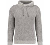 RAGMAN Softknit Regular Fit Pullover mittelgrau, Gemustert