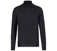 Rollkragenpullover - Regular Fit - Merinowolle - schwarz OLYMP