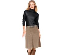 Rollkragenpullover "Rollkragenpullover", Damen, Gr. 42/44, schwarz, 100% Kaschmir, LINEA TESINI BY HEINE, unifarben, Pullover Rollkragenpullover (68446110-42) schwarz