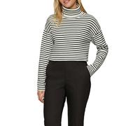 Rollkragenpullover S.OLIVER Gr. 34, schwarz (black, ecru) Damen Pullover (84980052-34) black, ecru