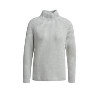 Rollkragenpullover SMITH & SOUL, Damen, Gr. M, silber graumelange, Rippstrick, Material: 35% Polyamid, 30% Viskose, 30% Wolle, 5% Kaschmir, unifarben, regular fit normal, Rundhals, Raglanärmel gerader