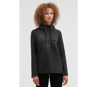 Rollkragenpullover SOCCX, Damen, Gr. 3XL, schwarz, Material: 53% Viskose, 43% Polyester, 4% Elasthan, Glitzermuster, bedruckt, regular fit normal, Rundhals, eingesetzt gerader Abschluss, Pullover Roll