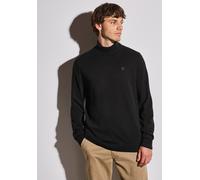 Rollkragenpullover STREET ONE MEN, Herren, Gr. 3XL (48), schwarz, Web, 100% Baumwolle, unifarben, normal normal, hoch geschlossener Ausschnitt, Rippbündchen, Pullover Rollkragenpullover, aus reiner Ba