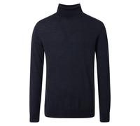 Venti Regular Fit Rollkragenpullover blau, Einfarbig
