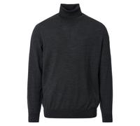 Rollkragenpullover VENTI "VENTI Rollkragenpullover uni", Herren, Gr. XL, grau (dunkelgrau), 100% Wolle (Merino), Pullover (87784651-XL) dunkelgrau