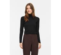 Rollkragenpullover VILA "VIMALU ROLLNECK L/S KNIT TOP NOOS", Damen, Gr. XXL, schwarz beauty, Strick, Obermaterial: 50% Polyester, 30% Viskose, 20% Nylon, unifarben, normal, Rundhals, Pullover Rollkrag