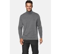 Rollkragenshirt BABISTA "Doppelpack Langarmshirt ULOR", Herren, Gr. L, grau (dunkelgrau rot), Obermaterial: 100% Baumwolle CO., Shirts (46405123-L) dunkelgrau rot