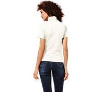 Rollkragenshirt "Rollkragen-Shirt", Damen, Gr. 44, beige (ecru), 95% Baumwolle, 5% Elasthan, LINEA TESINI BY HEINE, unifarben, Shirts (65768153-44) ecru
