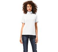 Rollkragenshirt HEINE "Rollkragen-Shirt", Damen, Gr. 50, weiß, 95% Baumwolle, 5% Elasthan, unifarben, Shirts (26923231-50) weiß