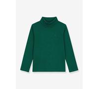 Rollkragenshirt Kinder langarm PETIT BATEAU tannengrün Gr. 116