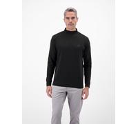 Rollkragenshirt LERROS, Damen, Gr. M, schwarz, Single Jersey, Obermaterial: 95% Baumwolle, 5% Elasthan, unifarben, normal hüftbedeckend, Rundhals, Shirts, langarm, mit Stretch (90968822-M) schwarz