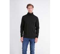 LERROS T-Shirt mit Rollkragen aus reiner Baumwolle - Black M